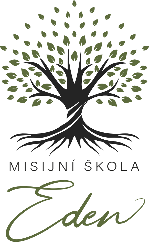 logo misionárskej školy eden male